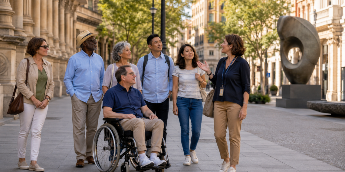 Imagen editorial relacionada con turismo accesible recorridos sin barreras