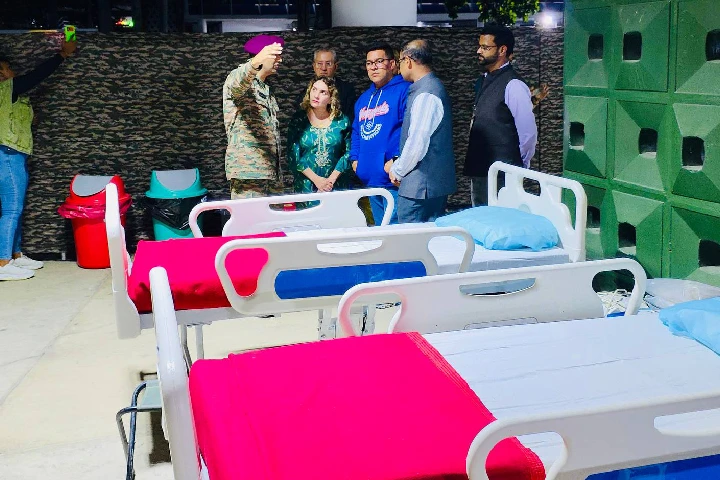 India instala hospital de campaña en Caracas luego de los sismos