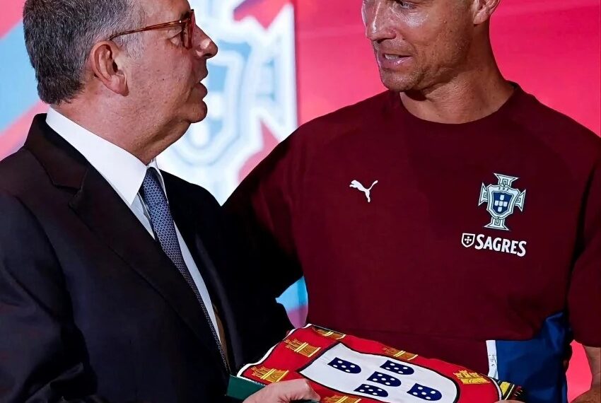Mandatario luso encomienda una misión a Cristiano Ronaldo