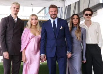 David Beckham recibe su estrella en el Paseo de la Fama en Hollywood