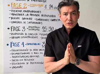 El Dr. Perez Parra detalla las etapas fundamentales para efectuar donaciones.