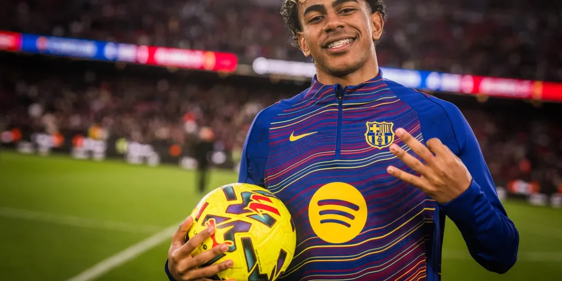 Lamine Yamal se refirió a Messi y a Julián Álvarez
