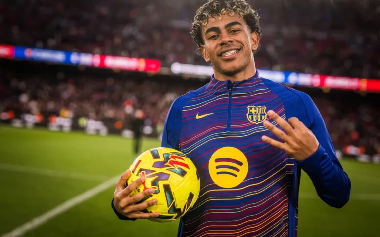 Lamine Yamal se refirió a Messi y a Julián Álvarez