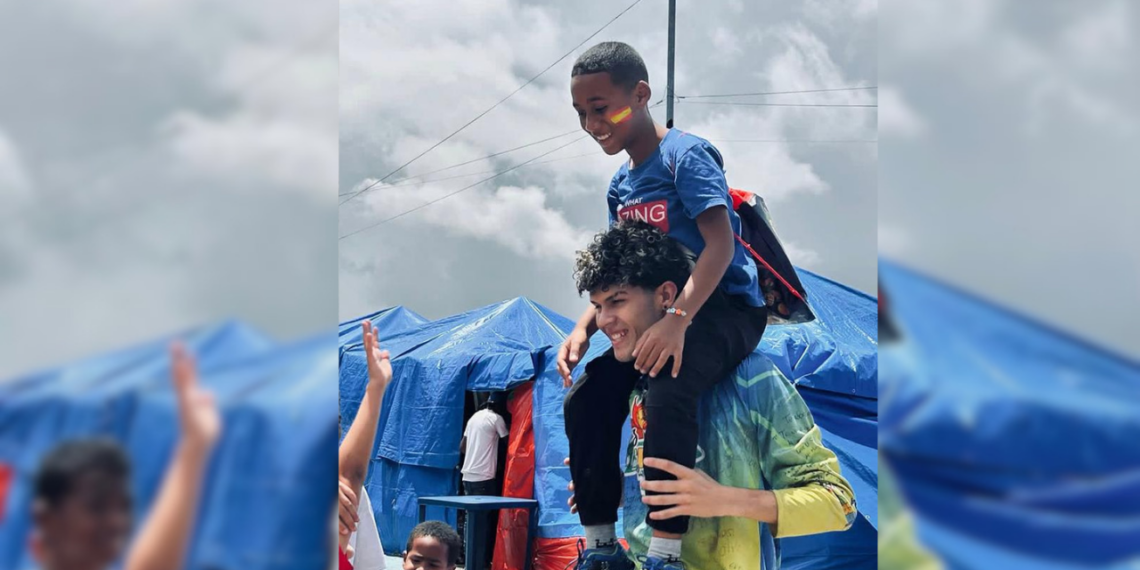 Los Salias entrega donaciones a niños de El Junquito tras los recientes terremotos