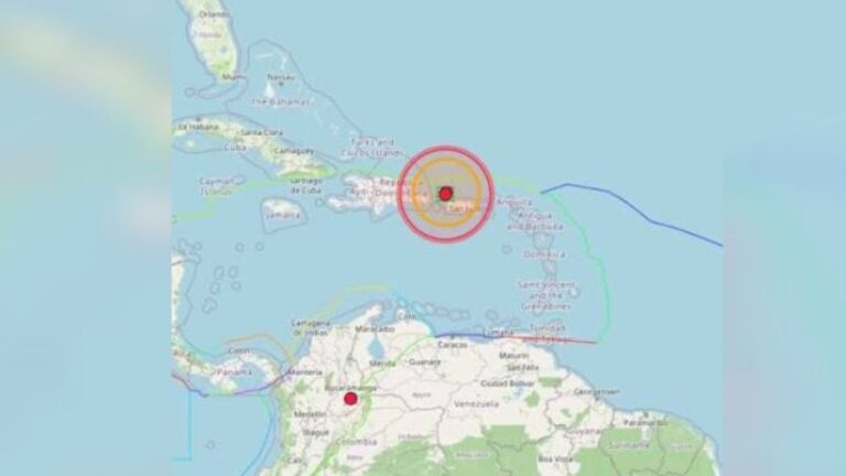 Sismo de magnitud 5.0 sacude la región entre Puerto Rico y República Dominicana