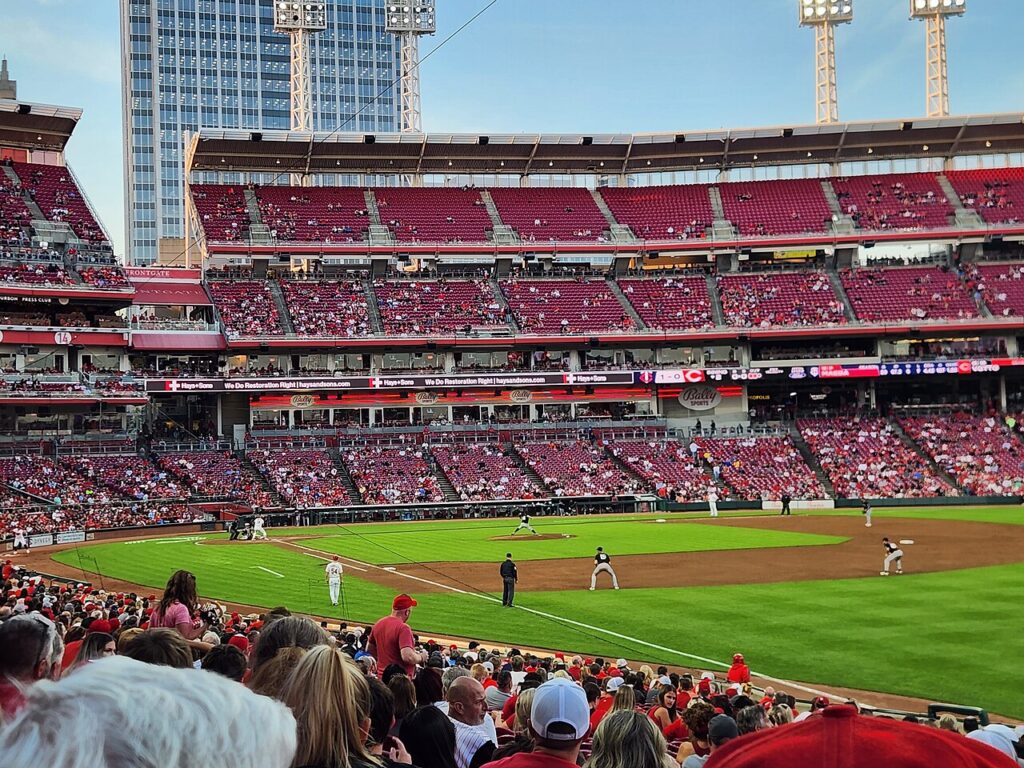 Partido de los Rojos de Cincinnati en el Great American Ball Park