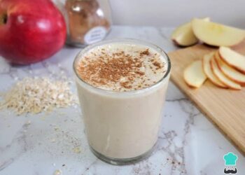 Licuado de avena con manzana y canela: una alternativa saludable para el cuidado de la glucosa