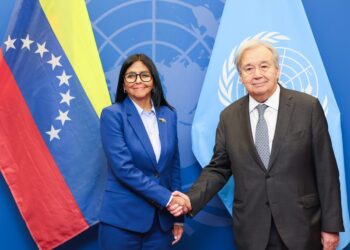 Presidenta Delcy Rodríguez se reunió con el secretario general Antonio Guterres, en la sede de Naciones Unidas