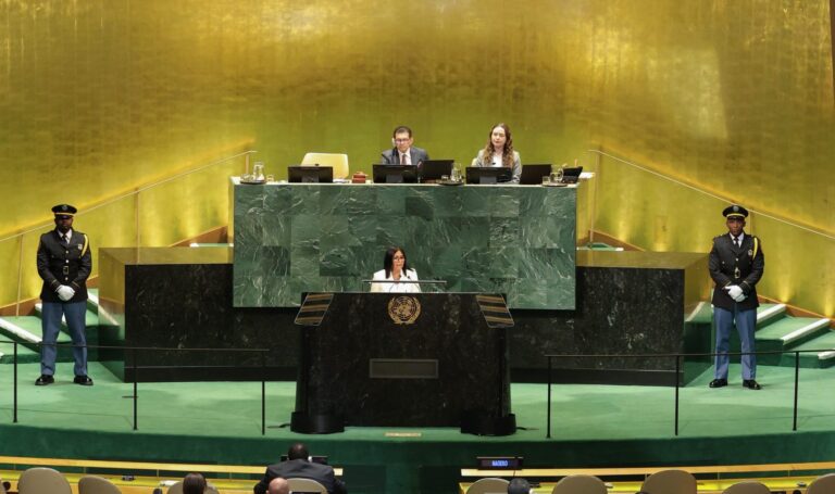 Mandataria Nacional traza ruta para la reconciliación nacional y el fortalecimiento del Estado de derecho