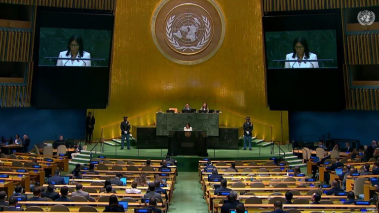 Presidenta destaca en la ONU acuerdo con EE. UU.: «Contribuirá al equilibrio de la economía internacional»