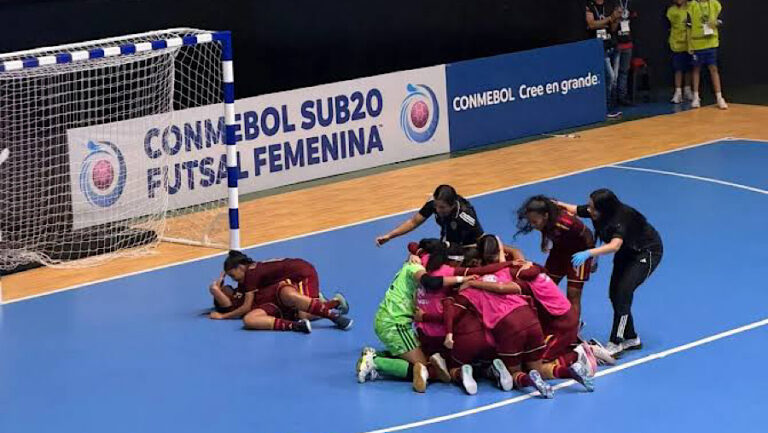 Venezuela vence a Argentina y clasifica a la final del Suramericano Sub-20 de Futsal Femenino